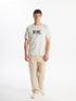LC Waikiki Crew Neck Short Sleeve Printed Combed Cotton Men's T-shirt